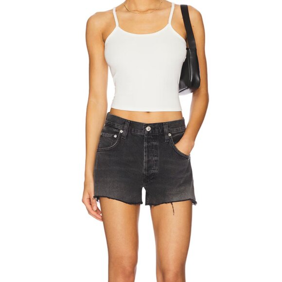 Rag and Bone Washed Black Cut Off Denim Shorts Sz 29 - Picture 1 of 8